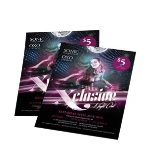 Custom Colorful Poster Printed Photo Movie Music Business Advertising A0 A1 A2 A3 Poster Printing Design Service