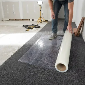 Custom Colors Self-adhesive PE Protective Film Carpet Galvanized Sheet Protective Film Leaves No Adhesive Residue