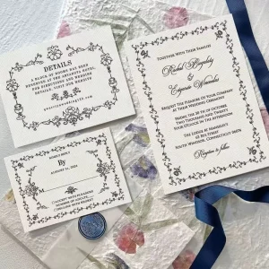 Custom Company Invitations with Logo on Premium Art Paper Cardboard & Offset Paper for Formal Business Events