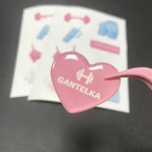 Custom Crystal Transparent Epoxy Label Flexible Glue Clear Gel Dome Sticker Customized Logo Alien 3D Epoxy Resin Sticker