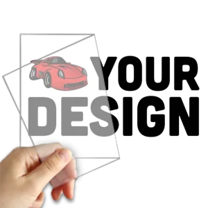 Custom Cut Vinyl Lettering Decorative Decal Car Sticker Printing Logo Glass Bottle Window Waterproof UV Transfer Stickers