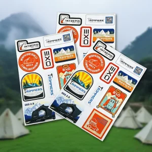 Custom Cute Decorative Stickers Vinyl Anime Label Custom Logo Sticker Label Laptop Cartoon Custom Waterproof Stickers Sheet