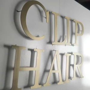 Custom Decorative Laser Cut Metal Alphabet Letter 3D Letters and Numbers