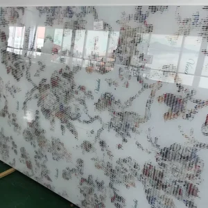 Custom Decorative UV Digital Print Tempered Glass Panel Sheet Factory Toughened Strong Windproof Nuofan Brand Advertising Boards