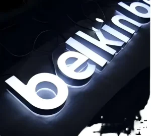 Custom Design Business Store Outdoor Advertising 3D LED Illumination Letter Sign LED Illuminated Sign