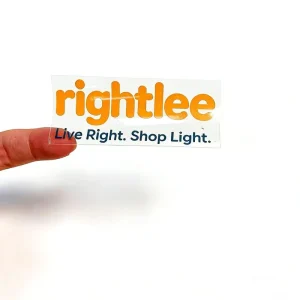 Custom Design Dye Cut Clear Vinyl Stickers Waterproof PVC Transparent Vinyl Stickers for Packaging