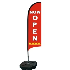 Custom Design Easy Set up Pennant Banner Flag Fiberglass Pole Feather Flying Teardrop Polyester Beach Flag for Trade Show