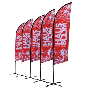 Custom Design Feather Flags Flying Teardrop for Outdoor Event Trade Show Exhibition Advertising Feather Flag