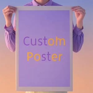 Custom Design Large Size 3D Anime Monster Movie Music Advertising Promotional Art Poster Printing Service
