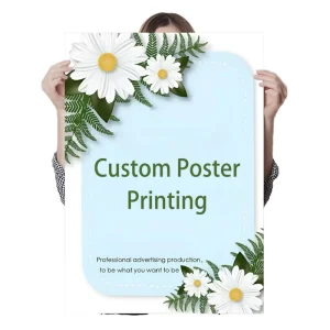 Custom Design Large Size Film Laminated CMYK Colorful Photo Movie Music Business Advertising Poster Offset Printed Kraft Paper