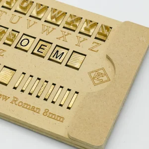 Custom Design Leather Hot Foil Embossing Stamping Leather Craft Handmade Carving Digital Alphabet Leather Stamp