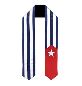 Custom Design National Cuba Unisex Graduation Sash Ribbon High Quality Polyester Material Promotion