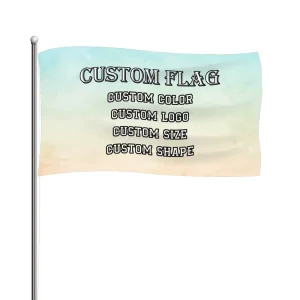Custom Design Polyester Flag Sign Flag Door Porch Banner for Holiday Decor Custom Made Football Flags