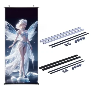Custom Design Polyester Wall Hanging Scroll Banner Poster for Decoration