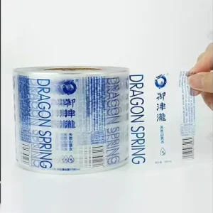 Custom Design Pvc Transparent Labels Clear Stickers Roll for Small Business