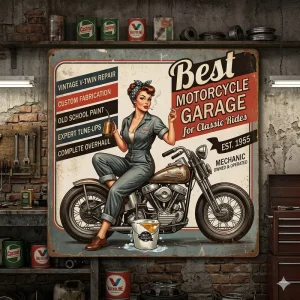 Custom Design Tin Sign Factory Wall Decor Craft Plate Vintage Embossed Tin Metal Sign