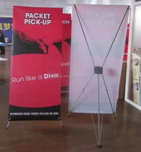 Custom Design Trade Show X Stand Advertising Display Marketing X Banner