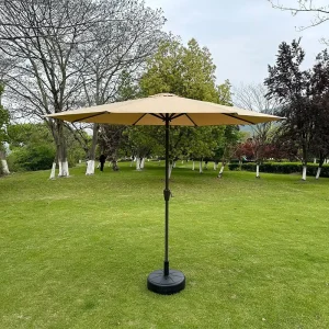 Custom Designed Outdoor Garden Umbrella Sun Beach Waterproof with Shop Advertisement Print Foldable for Courtyard Furniture Use