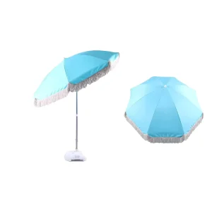 Custom Designed Waterproof Lightweight Wind Resistant Advertising Umbrella Portable Parasol Beach Gym Hotel Courtyard Outdoor