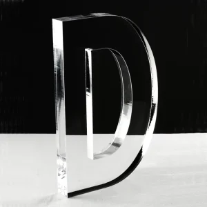 Custom Desktop Clear Acrylic Letter 3D Plastic Acrylic Letters for Boutique Shop
