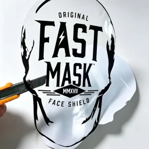 Custom Die Cut Durable Clear Vinyl Logo Sticker Strong Adhesive Waterproof Transparent PVC Decal Made for Branding & Description