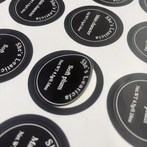 Custom Die Cut Logo Stickers Waterproof Vinyl Sticker Self Adhesive Printing Labels for Packaging
