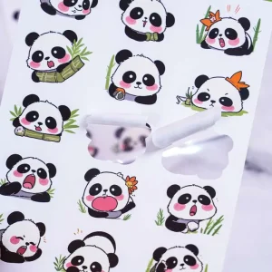 Custom Die Cut Self Adhesive Waterproof Vinyl Sticker for Packaging Candle Photo Frame Craft Label Marking