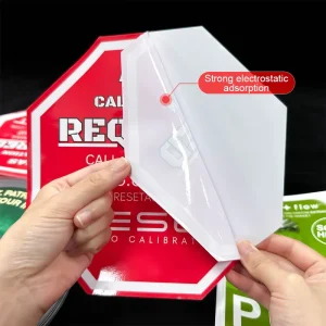 Custom Digital Printing Logo Waterproof UV Resistant Vinyl Adhesive Store Office Window Glass Stickers