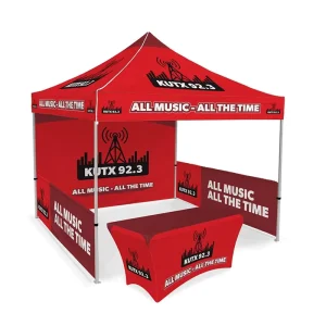 Custom Digital Printing Pop up Gazebo Aluminum Frame Oxford Fabric Exhibition Tent for Company Promotion