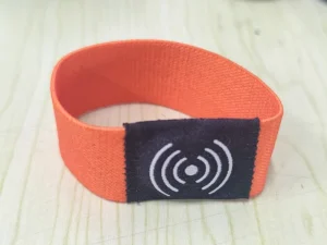 Custom Disposable Polyester Wristbands Woven Fabric ID Bracelets One Time Use for Events Festival Party Promotions