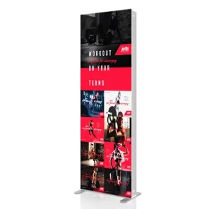 Custom Double Side Aluminum Frame Indoor Portable Fabric LED Light Box with Weatherproof Design and 3000 Lumens Brightness
