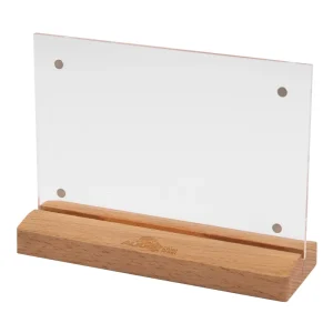 Custom Double Sided Acrylic Table Stand Sign Menu Card Holder Display Stand