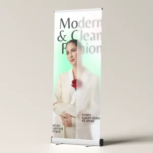 Custom Double Sided Pull up Retractable Advertising Banner Aluminum Frame Printed Roll up Display Banner Stand for Promotion