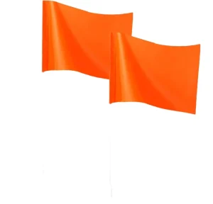 Custom Durable Hand Waving Flag 100% Polyester Mini Hand Held Flag Plastic Pole Digital Printing Custom Logo National Sports