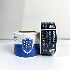Custom Durable Oil Proof Waterproof Adhesive Vinyl Logo Stickers with Custom Shape for Packaging Labels and Promotion