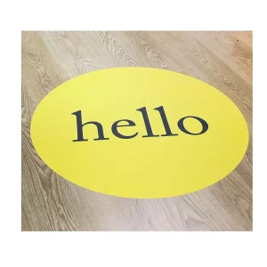 Custom Durable PVC Vinyl Advertising Promotion Activity Floor Sticker for Shopping Mall