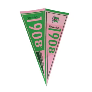 Custom Durable TUV Certified Pennant Strings Flag Decoration Advertising Party Football Team Club Banner Felt Flags