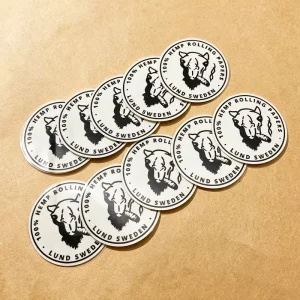 Custom Durable Vinyl Labels Waterproof UV Resistant Scratch Off Vinyl Stickers Die Cut Adhesive PVC Labels for Bottle