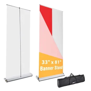 Custom Easy Extract Smooth Vinyl Roll up Banner Standard 80 X 200 cm Pull up Stand Banner Luxury Roll up Banner
