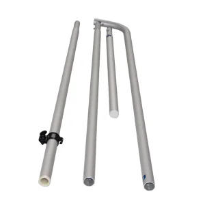 Custom Eco Friendly All Aluminum Rectangular Flag Pole with Spike Ground for Digital Printed Flags