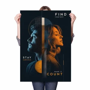 Custom Eco Friendly Poster Printing A0 A1 A3 A4 for Advertising Use