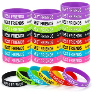 Custom Eco Friendly Screen Printed Silicone Wristbands with Digital Printing Custom Colors for Promotional Advertising Campaigns