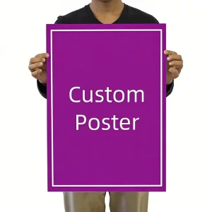 Custom Eco-Solvent Digital Printed Waterproof Self-Adhesive Posters for Advertising Display