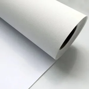 Custom Eco Solvent Matte Polyester Inkjet Linen Fabric Canvas Roll for Art Inkjet Paint