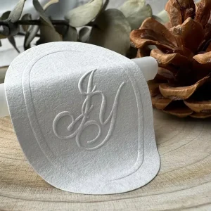 Custom Embossed Eco Friendly Art Paper Labels Luxury Self Adhesive Stickers with Customizable Logo and Multiple Shape Options