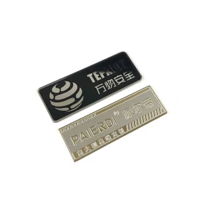 Custom Engraved Metal Nameplate Aluminum Printing Office Signs Plates Aluminum Design Outdoor Rust Proof Label