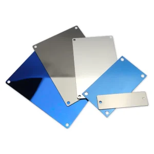 Custom Engraved Signboard Metal Sign Laser Printed Metal Logo Tag Stainless Steel Aluminum Nameplate Metal Tags