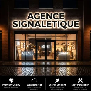 Custom Enseigne Lumineuse Led Personnalis Led Signage 3D Logo Acrylic Channel Letters LED Signs for Company Businesses