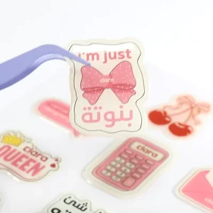 Custom Epoxy Resin Dome Stickers Personalized Crystal Clear Logo Labels for Scrapbooking Gift Wrapping Small Business Use