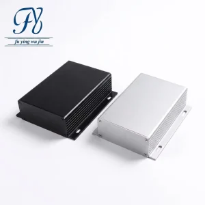 Custom Extruded Aluminum Profile Enclosure 103x33x100mm Anodized Electronic Case with Mounting Holes for PCB Project Box